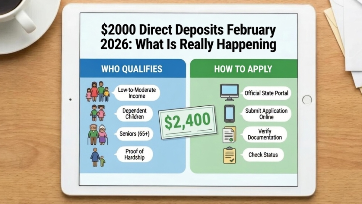 $2000 Direct Deposits February 2026