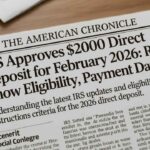 IRS Approves $2000 Direct Deposit for February 2026