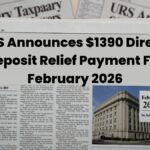 IRS Announces $1390 Direct Deposit Relief Payment