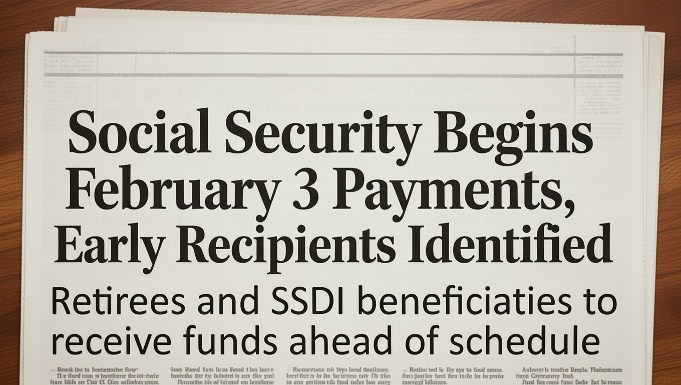 Social Security Begins February 3 Payments