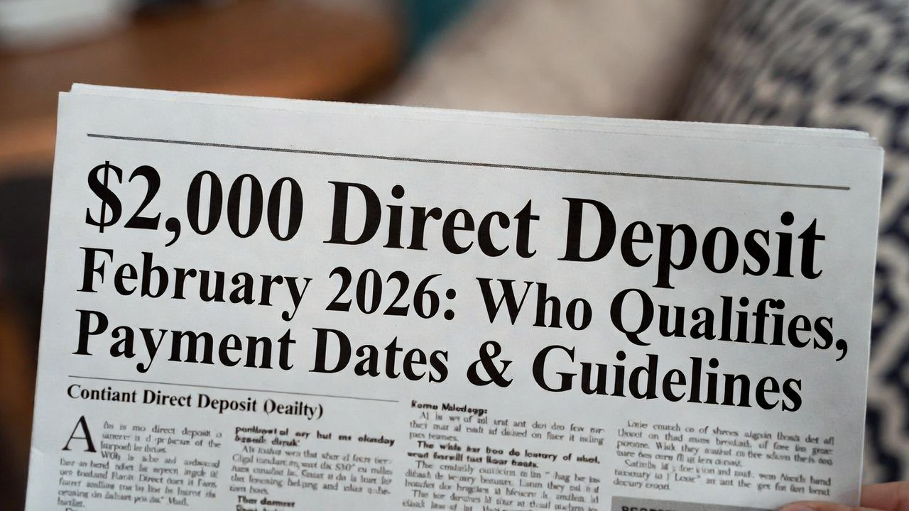 $2,000 Direct Deposit February 2026