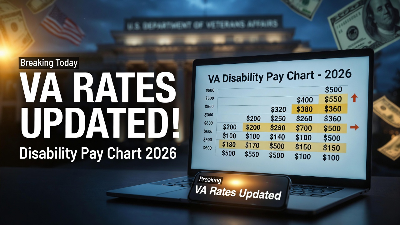 VA Announces Updated Disability Pay Chart for 2026